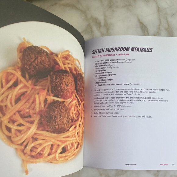 RARE out of print The Vegan Zombie Cook Book (now a movie) by Chris Cooney & Jon - Picture 5 of 6